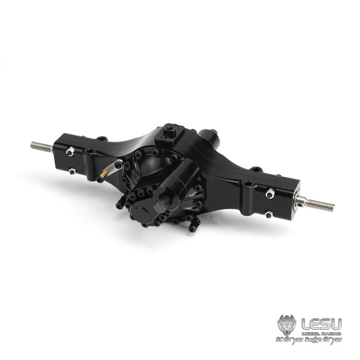 LESU Metal Rear/Front Axle W/ Differential Lock for Remote Controlled 1/14 Tractor Truck Model Spare Parts Replacements