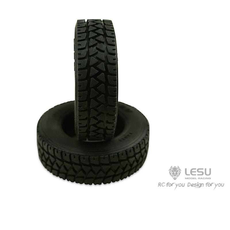 LESU Metal Wide Front Rear Wheel Hub Flange Tire Parts Suitable for 1/16 RC Tractor Truck Radio Controlled Trailer Dumper