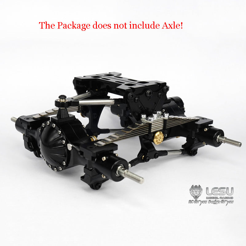 LESU X-8002-A Metal Rear Suspension Set for 1/14 Scale Remote Controlled Truck Axles DIY Model Accessories Spare Parts