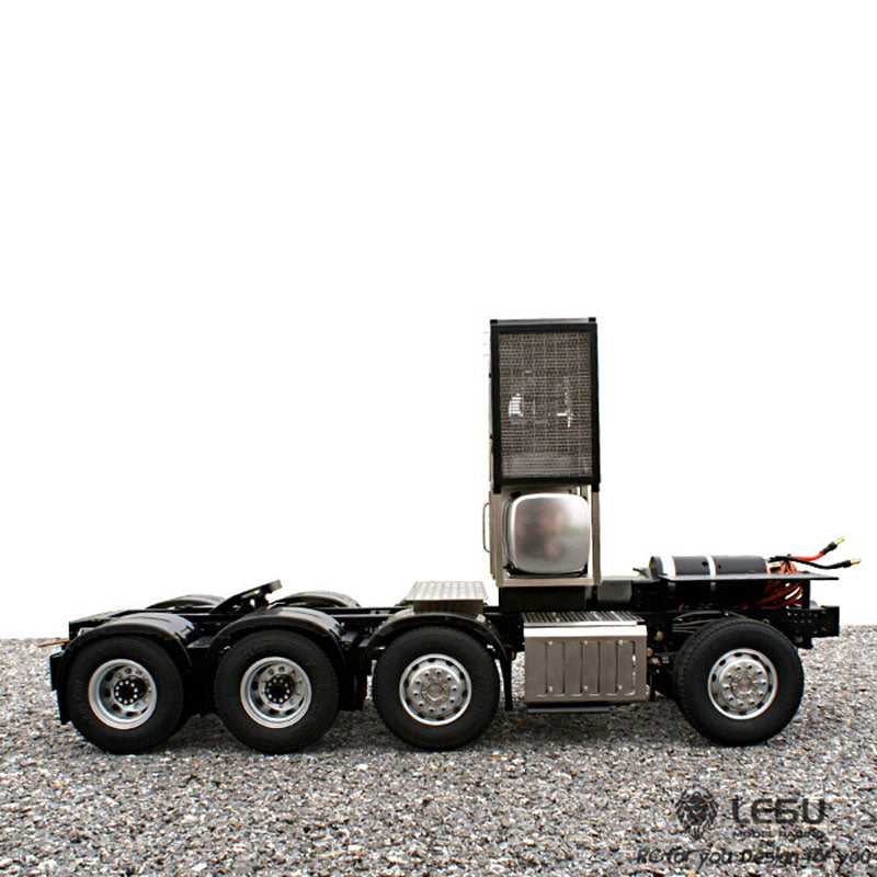 LESU 1/14 8*8 3363 Heavy-duty Metal Chassis Radio Control 56352 Tractor Truck Model KIT W/ Equipment Rack Servo Motor Fender