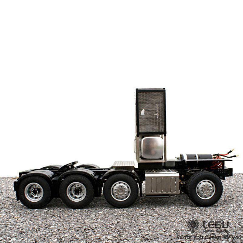 LESU Metal 8x8 Chassis for 1/14 RC Tractor Truck Low Top 3363 Cabin 2 Speed Transmission for Remote Control Vehicle Enthusiast DIY Model
