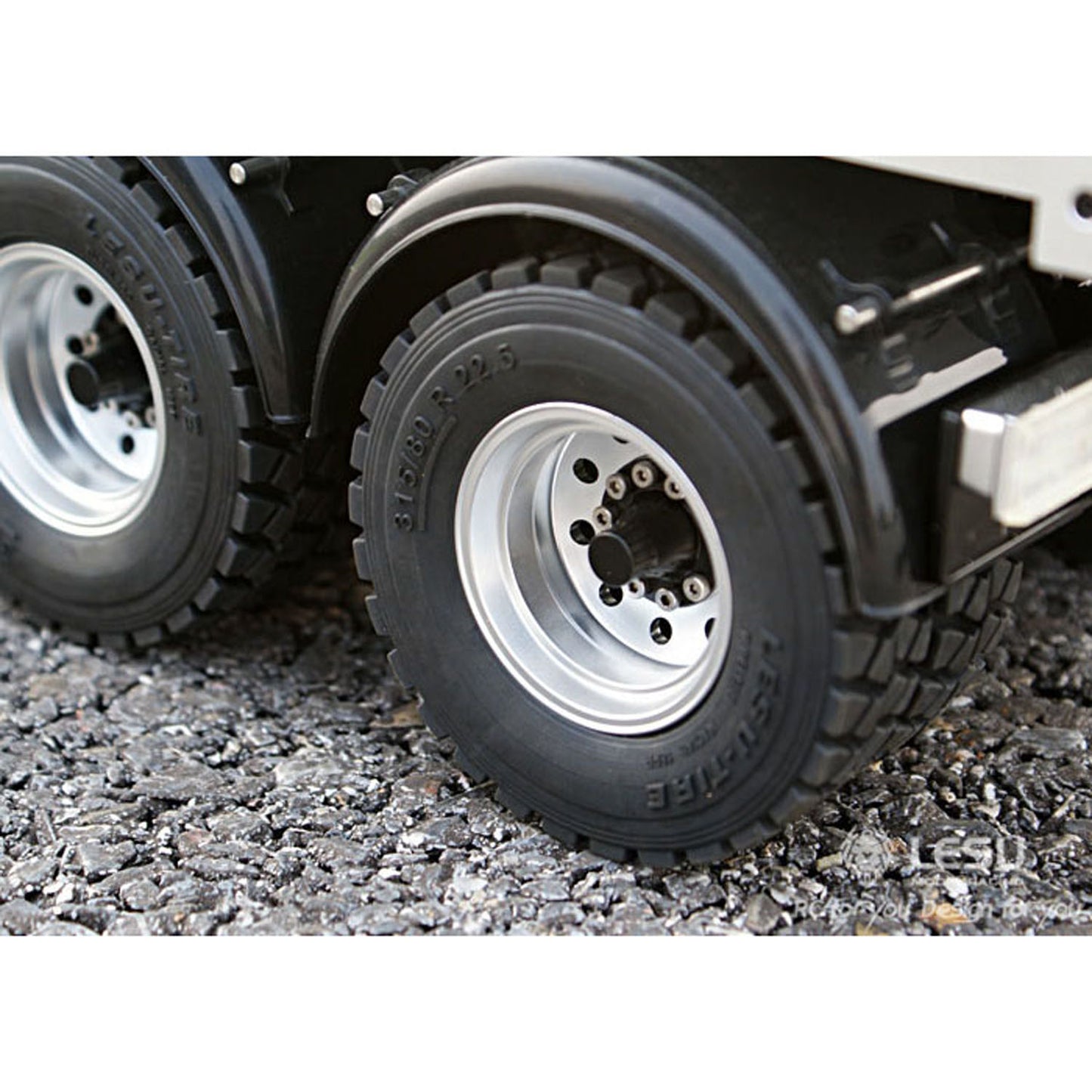 LESU Remote Control Metal 1/14 700 6*6 Tractor Truck Dumper RC Engineering Vehicle Car Model With Motor Light Sound System