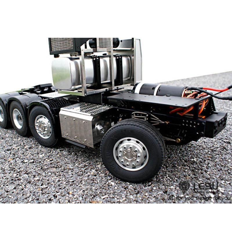 LESU 1/14 8*8 3363 Heavy-duty Metal Chassis Radio Control 56352 Tractor Truck Model KIT W/ Equipment Rack Servo Motor Fender