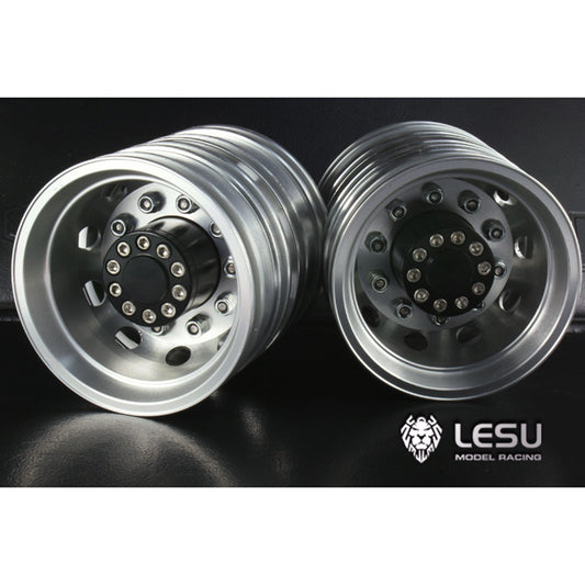 US STOCK LESU Black Rear Wheel Metal Hub A Bearing for Tamiya Radio Controlled Tractor Truck 1/14 RC Dumper Car Model DIY Accessory