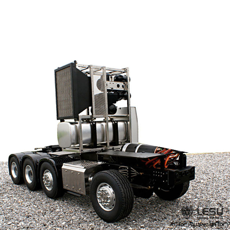 LESU 1/14 8*8 3363 Heavy-duty Metal Chassis Radio Control 56352 Tractor Truck Model KIT W/ Equipment Rack Servo Motor Fender