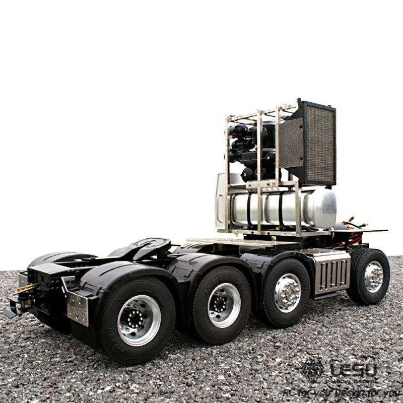 LESU 1/14 8*8 3363 Heavy-duty Metal Chassis Radio Control 56352 Tractor Truck Model KIT W/ Equipment Rack Servo Motor Fender