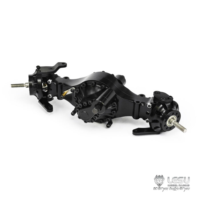 LESU Metal Rear/Front Axle W/ Differential Lock for Remote Controlled 1/14 Tractor Truck Model Spare Parts Replacements