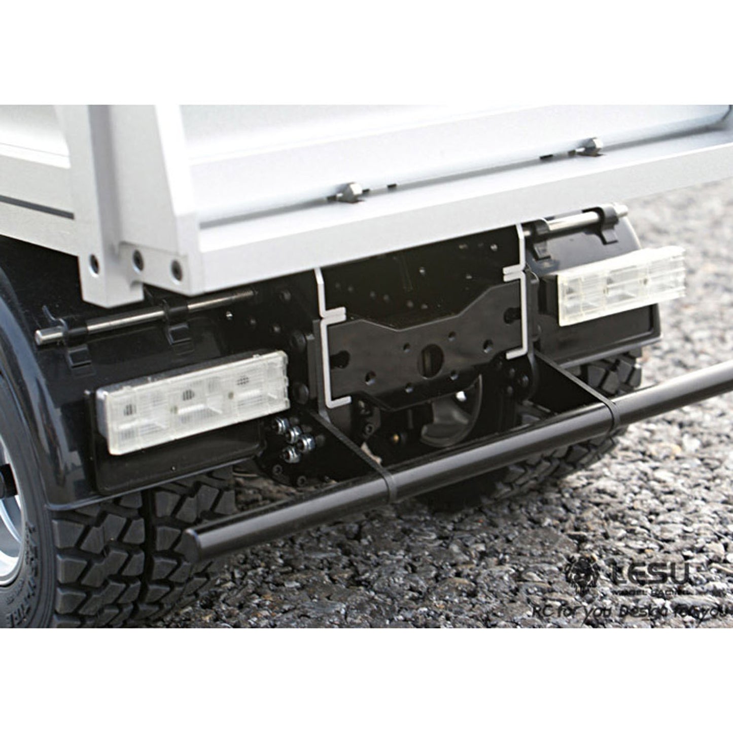 LESU Remote Control Metal 1/14 700 6*6 Tractor Truck Dumper RC Engineering Vehicle Car Model With Motor Light Sound System