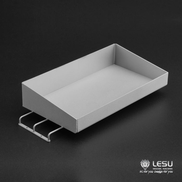 LESU 1/14 RC Truck Parts Metal Bucket 560MM Cabin Parts Side Ladder Shelf for Flatbed Truck Dumper Truck DIY Spare Parts