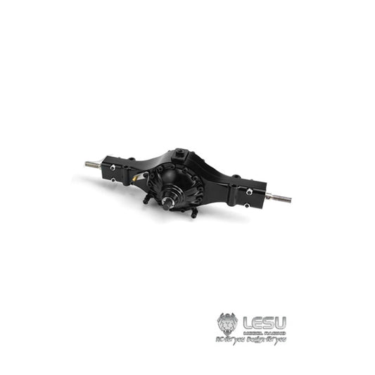 US STOCK LESU Metal Rear Axle W/ Differential Lock Gear Ratio:1:3.1 Suitable for TAMIYA RC 1/14 Tractor Truck Q9011 Model DIY Accessory