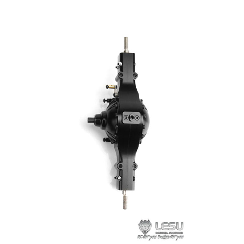 US STOCK LESU Metal Rear Axle W/ Differential Lock Gear Ratio:1:3.1 Suitable for TAMIYA RC 1/14 Tractor Truck Q9011 Model DIY Accessory