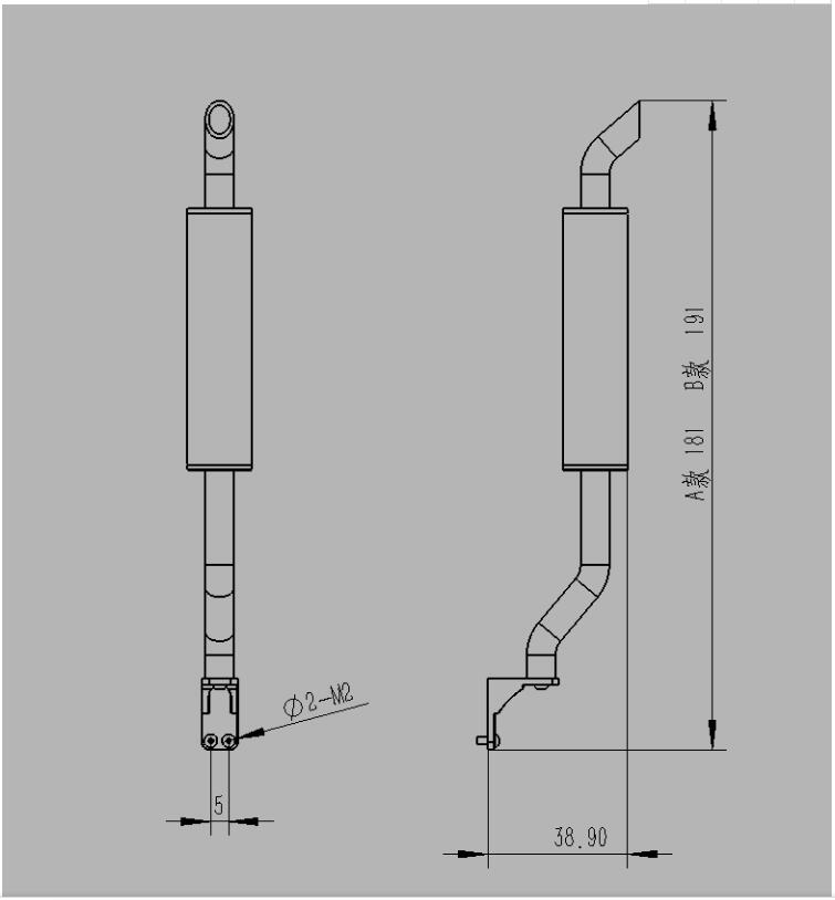 LESU Metal Smoke Exhaust Pipe Vent A B C for 1/14 Scale Remote Controlled Tractor Truck Car Model Accessories Replacements