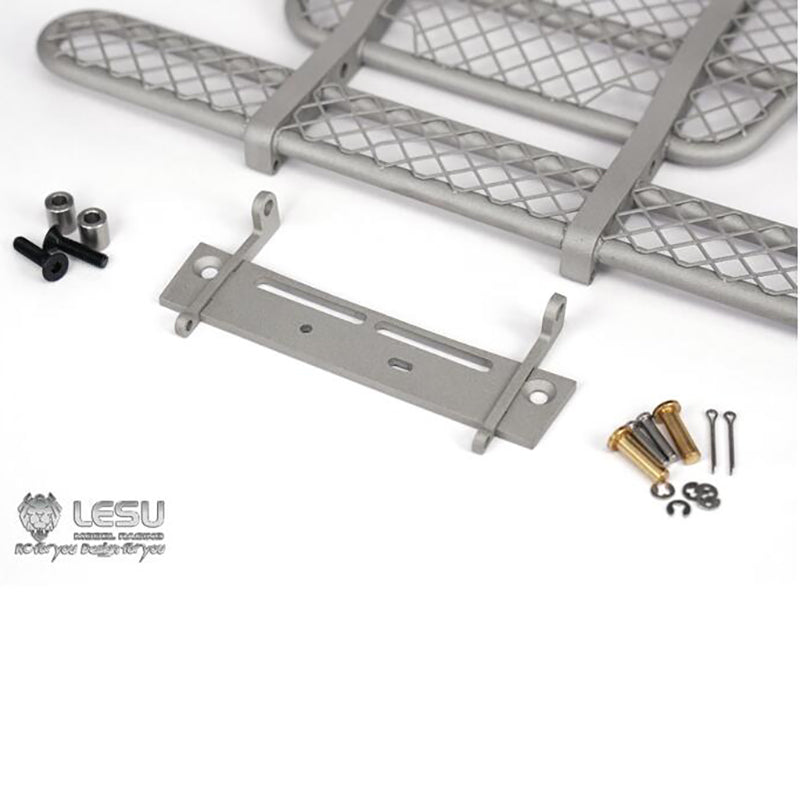 LESU Metal Front Bumper C1 C2 Model for R620 R470 Remote Controlled 1/14 Scale Tractor Truck Model Spare Parts Replacements