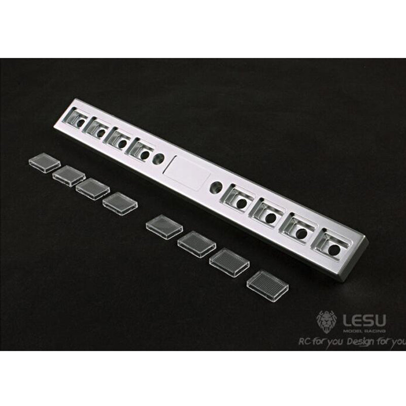 US STOCK LESU Metal Spare Parts Rear Bumper Suitable for TAMIYA RC 1/14 Scale Tractor Truck Radio Controlled Cars DIY Vehicle Spare Part