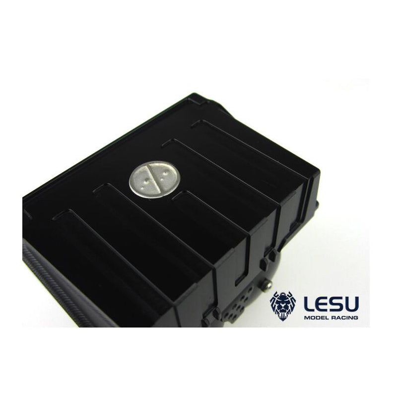 LESU 1/14 Metal Part Simulated Battery Box Air Tank Suitable for RC Tractor Truck Radio Controlled Dumper Tipper DIY Model