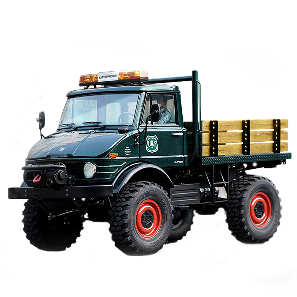 LESU 1/10 RC Off-Road Vehicles for 4x4 Truck Benz Unimog U406 Remote Control Car