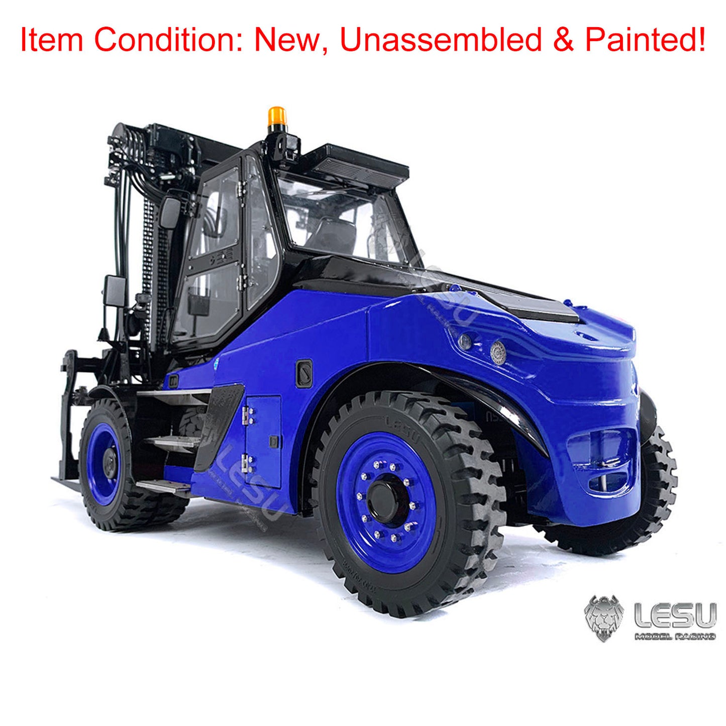 LESU 1/14 Scale RC Hydraulic Painting Forklift Aoue-LD160S Remote Control Model W/ Motor ESC Light Sound W/O Battery Radio Charger