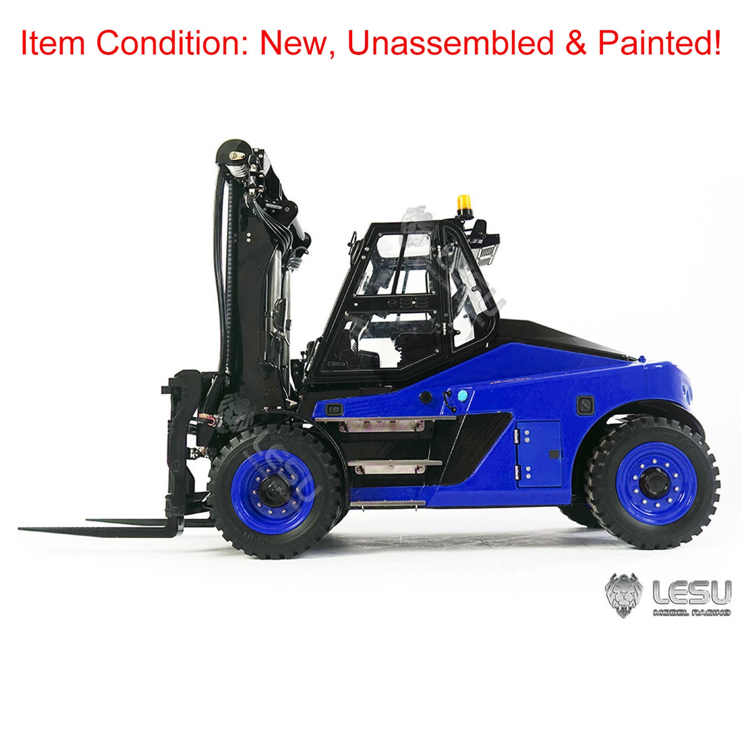 LESU 1/14 Scale RC Hydraulic Painting Forklift Aoue-LD160S Remote Control Model W/ Motor ESC Light Sound W/O Battery Radio Charger