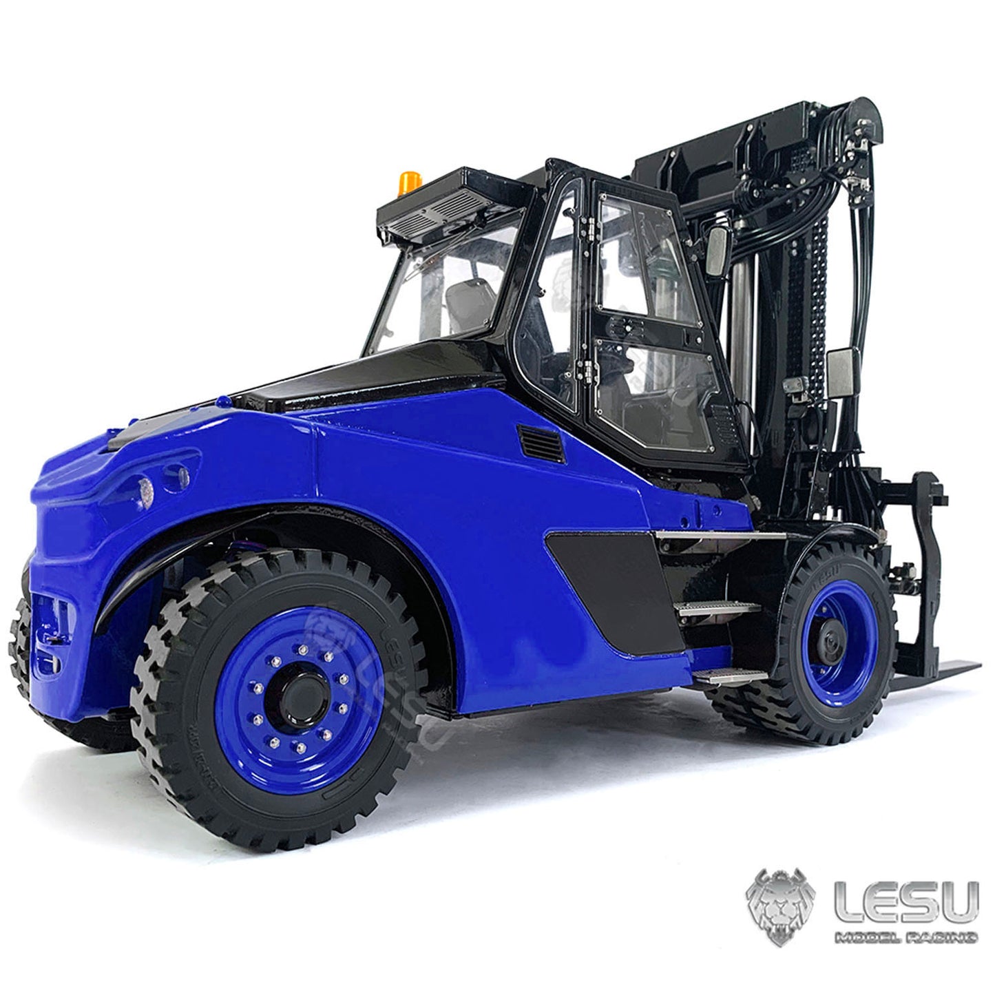 1/14 LESU RC RTR Hydraulic Painting Forklift Remote Control Model Aoue-LD160S W/ Motor ESC Light Sound Battery Charger ST8 Radio