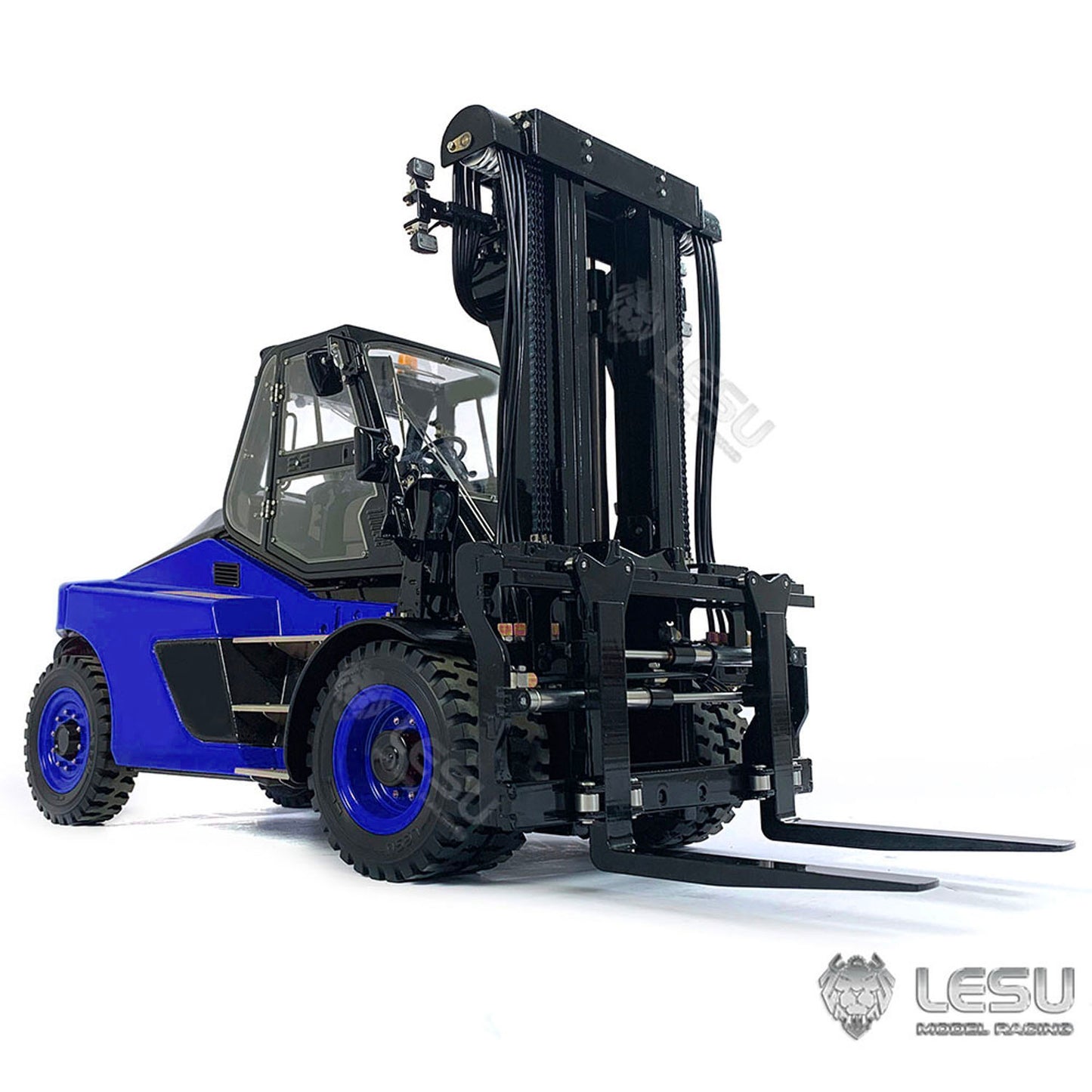 LESU 1/14 RC PNP Hydraulic Painting Forklift Aoue-LD160S Remote Control Model W/ Light Sound Motor ESC W/O Battery Charger Radio