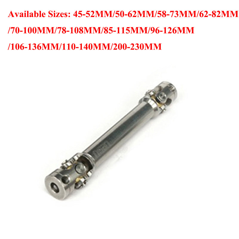 LESU 1/16 RC Tractor Truck Heavy Haulage Parts Metal CVD Drive Shaft for Radio Controlled Dumper Vehicle 43/45/48/50/55MM