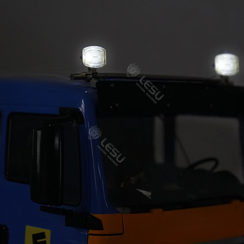 LESU LED Spotlight Warning Light For 1/14 RC Tractor Truck DIY Remote Control Car Upgraded Parts