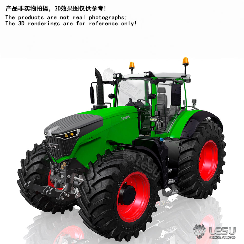 Brand New 1/14 Scale Hydraulic AOUE 1050 Tractor KIT/RTR A0018 4WD 2Speed Gearbox Motor ESC Lights Teshulianjie