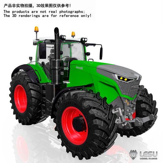 Brand New 1/14 Scale Hydraulic AOUE 1050 Tractor KIT/RTR A0018 4WD 2Speed Gearbox Motor ESC Lights Teshulianjie