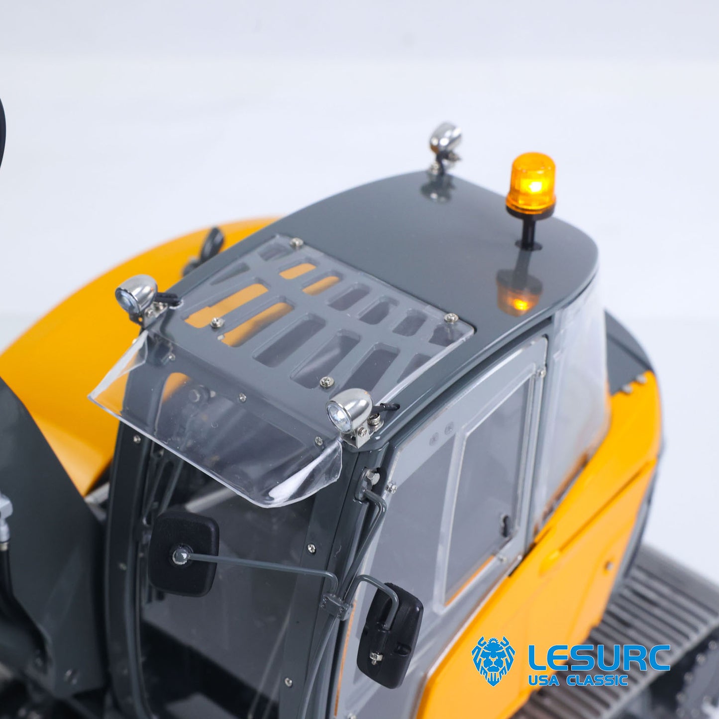 1/14 Metal Hydraulic Excavator MC15 Large Flip-Up Hatch for Battery and Receiver Access 