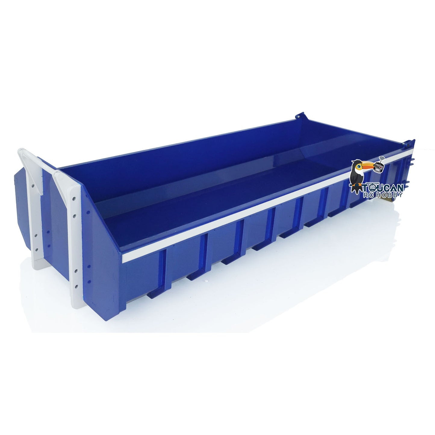 1/14 rc full tipping truck 8x8 all-wheel drive factory painted blue cab blue bucket