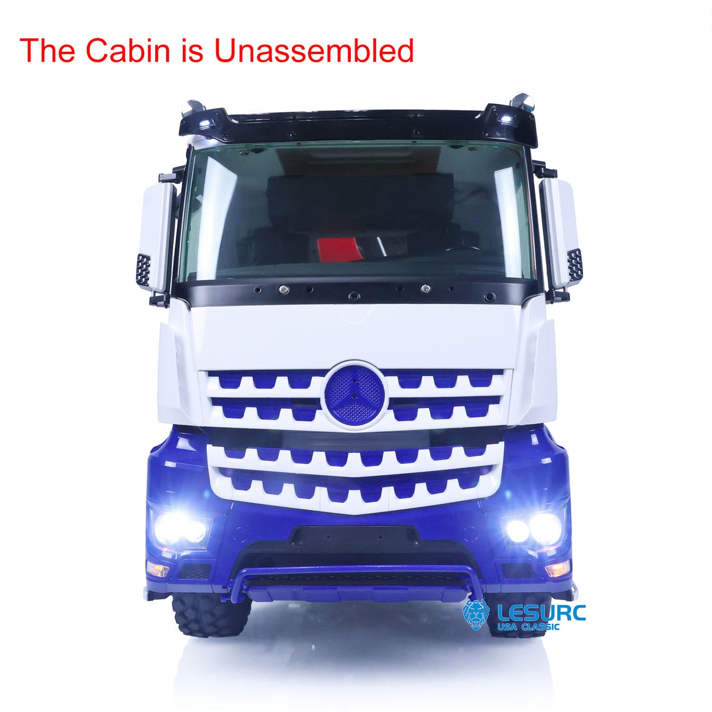 1/14 hydraulic full unloading truck 8x8 metal axles small housing differential lock wires