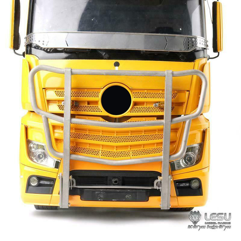 LESU Metal Upgrade Parts Front Bumper DIY for Highline 3363 1851 Radio Controlled Tractor Truck RC Cars DIY Vehicles Model