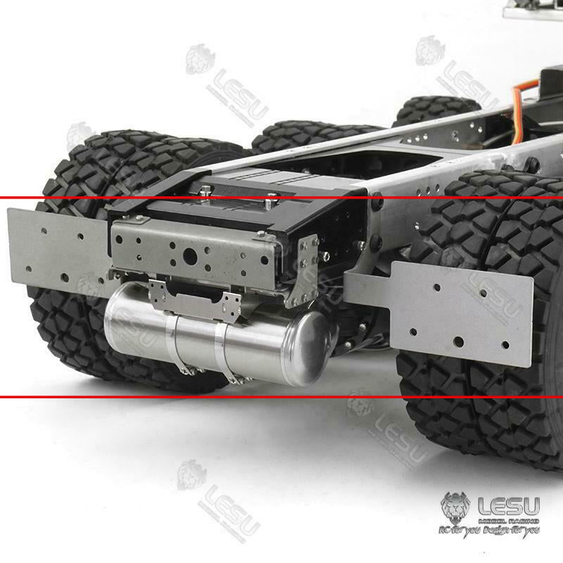 LESU Battery Box Gas Tank Tail Beam Light Stand 1/14 Spare Part DIY Suitable for Radio Controlled Tractor Truck Trailer Car