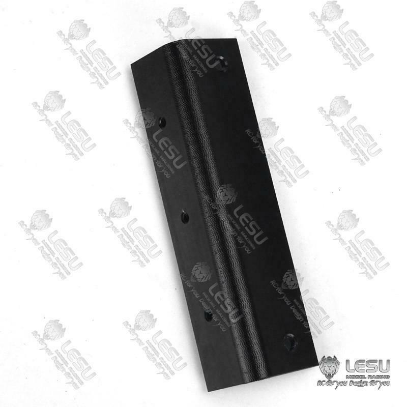 LESU RC Tractor Truck Upgrade Parts Metal Side Spoiler Front Face Net Bumper Set R730 1/14 for Remote Controlled Tractor R470 R620