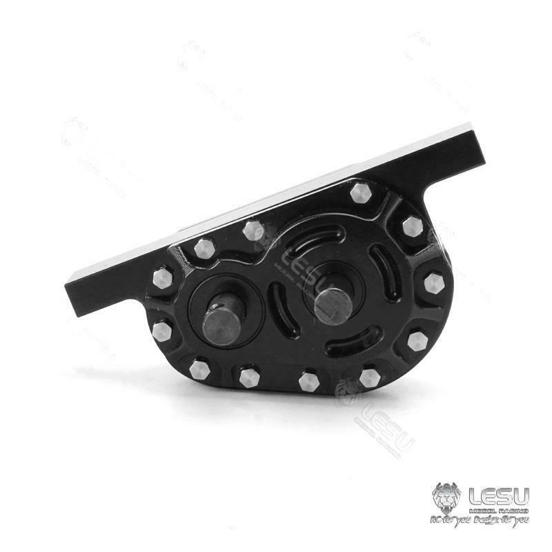 LESU Metal Transfer Case for Remote Controlled 1/14 Scale Tractor Dumper Truck DIY Model Car Spare Parts Accessories