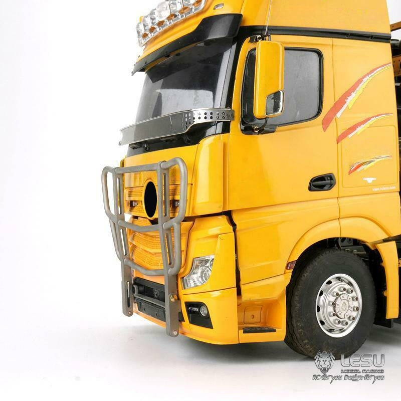 LESU Metal Upgrade Parts Front Bumper DIY for Highline 3363 1851 Radio Controlled Tractor Truck RC Cars DIY Vehicles Model