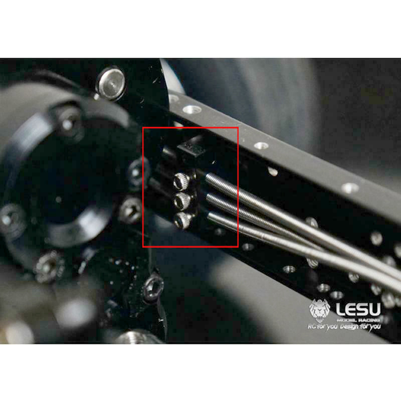 LESU Metal Mount for 1/14 Radio Controlled Truck Differential Lock Wire Spare Accessory for Customized RC Model DIY Parts