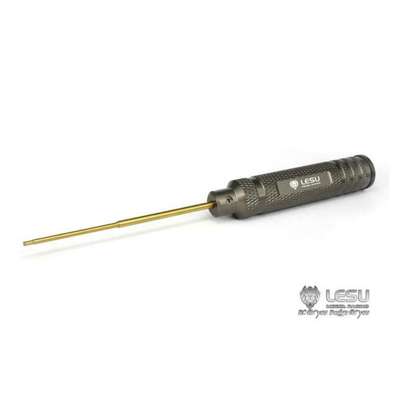 11.11 EXCLUSIVE GIFTS LESU 1.5mm/2.0mm/2.5mm/3.0mm Metal Screw Driver Tool 2.0mm/2.5mm/1.7mm/3.0mm Hexagonal Screwdriver for 1/14 RC Tractor Truck Model