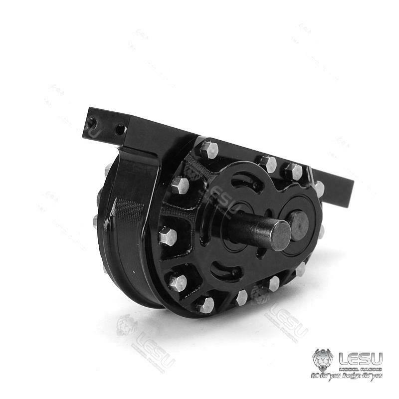 LESU Metal Transfer Case for Remote Controlled 1/14 Scale Tractor Dumper Truck DIY Model Car Spare Parts Accessories