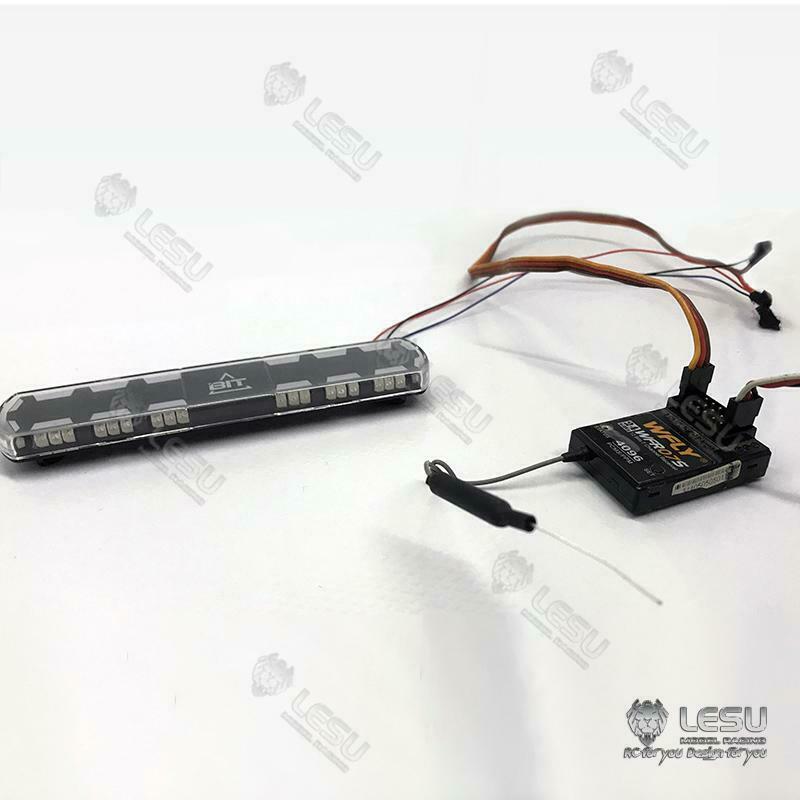 LESU Upgrade Parts Roof Caution Light LED Suitable for Radio Controlled Truck Tractor RC 1/14 Dumper Model Cars Accessory