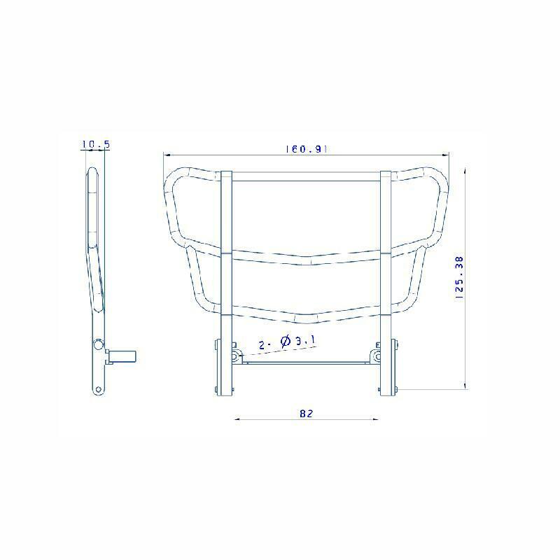 LESU Metal Upgrade Parts Front Bumper DIY for Highline 3363 1851 Radio Controlled Tractor Truck RC Cars DIY Vehicles Model