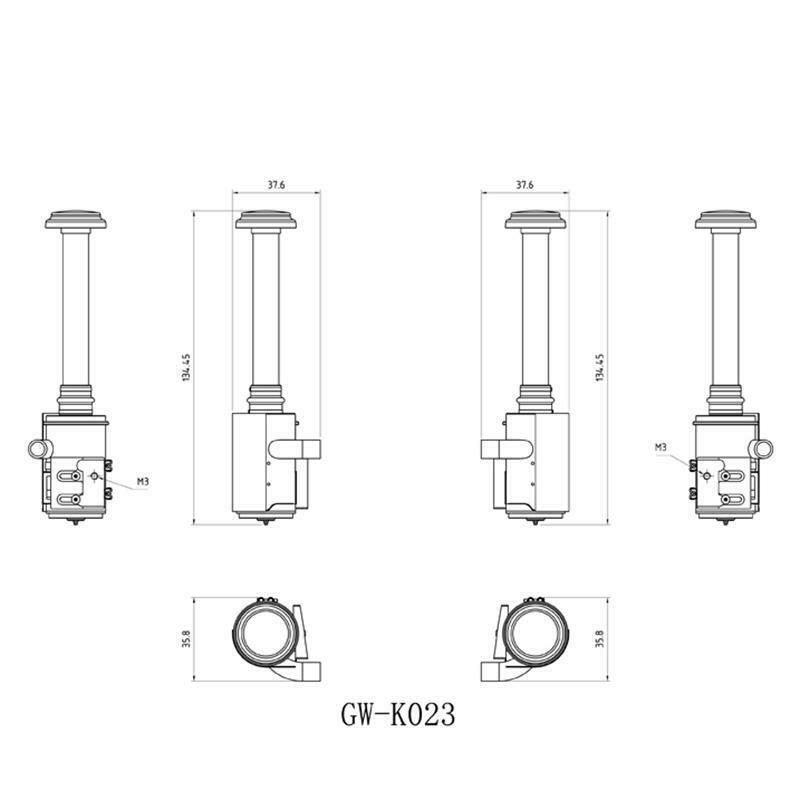 LESU Metal Spare Part Battery Compartment Front Bumper Exhaust Pipe Suitable for American Tractor Truck Cars DIY Accessory