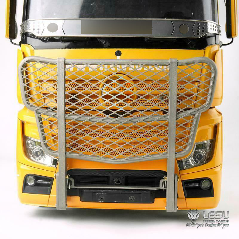LESU Metal Upgrade Parts Front Bumper DIY for Highline 3363 1851 Radio Controlled Tractor Truck RC Cars DIY Vehicles Model