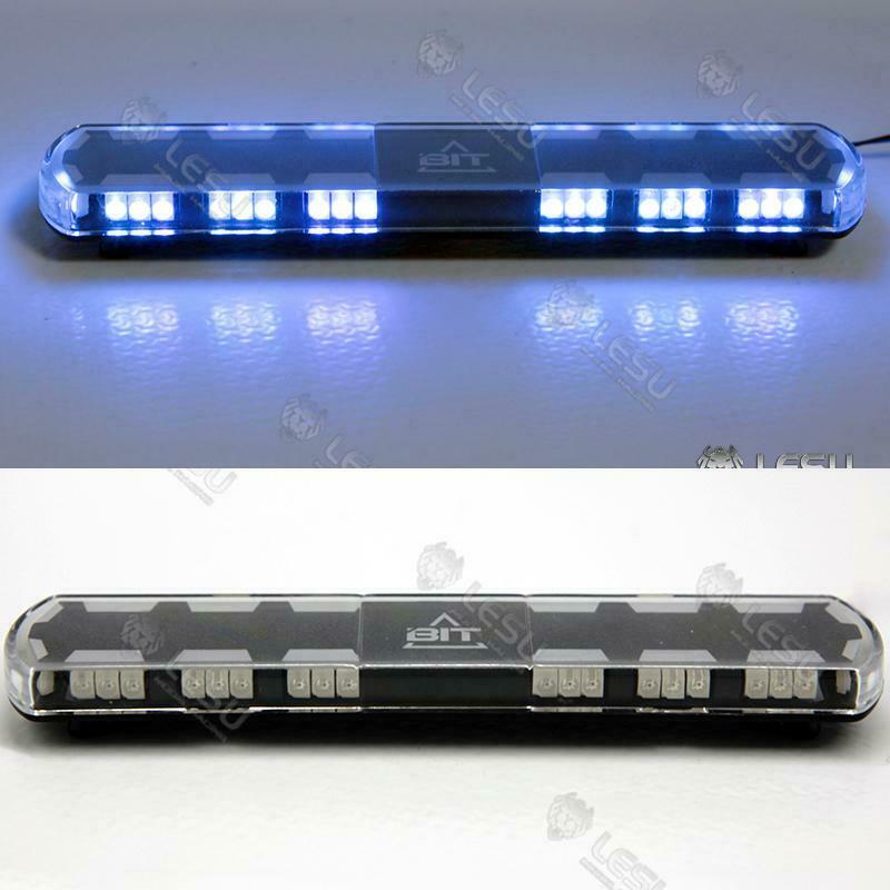 LESU Upgrade Parts Roof Caution Light LED Suitable for Radio Controlled Truck Tractor RC 1/14 Dumper Model Cars Accessory