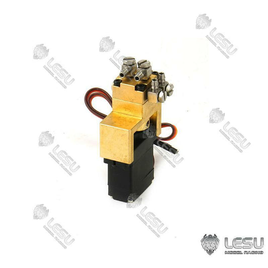 LESU 1CH 2CH 3CH 4CH 5CH 6CH 7CH Brass Hydraulic Reversing Valve Suitable for 1/14 RC Excavator RC Dumper Truck DIY Parts