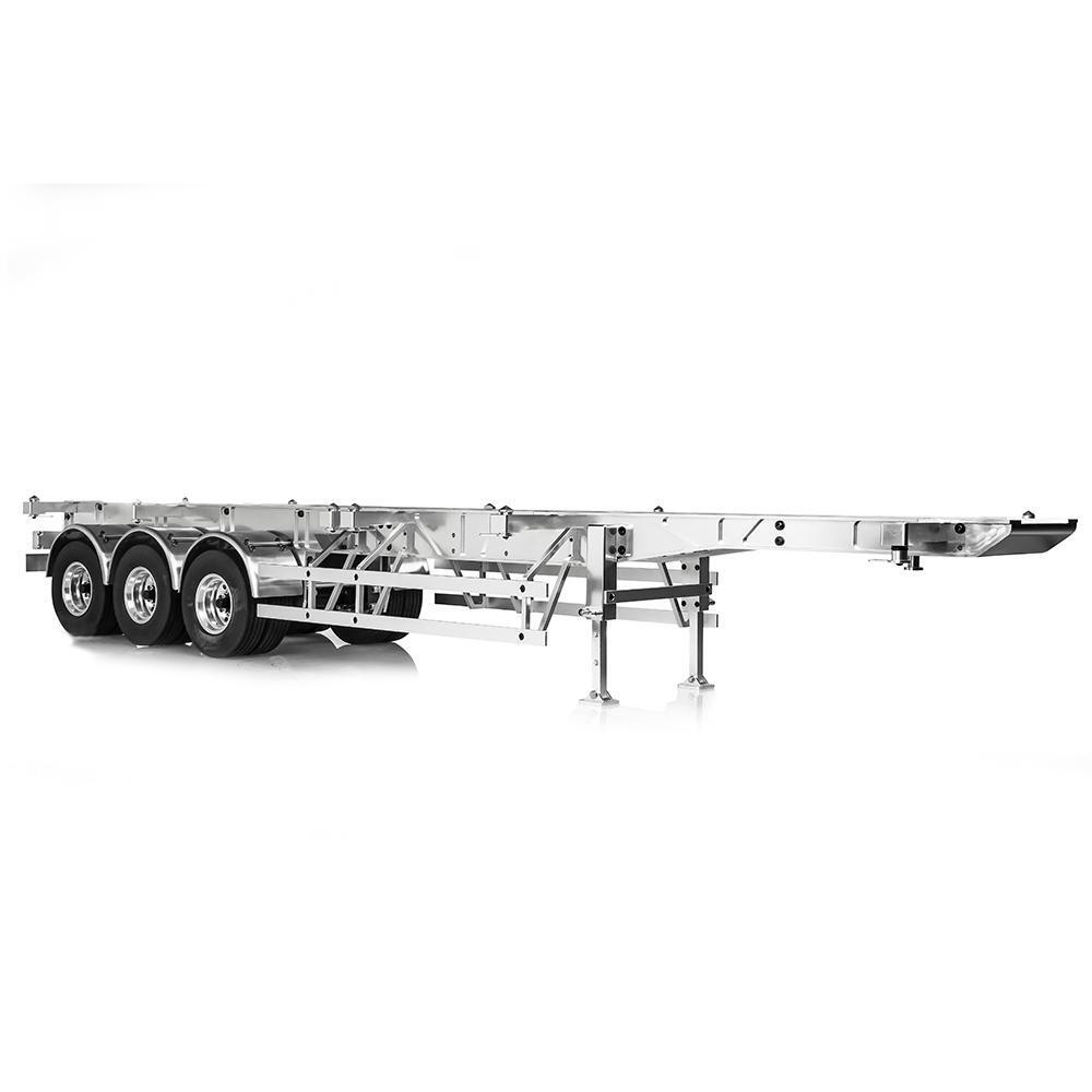 LESU 1/14 Metal Trailer Frame for Radio Controlled Tractor Truck 20 feet Container Accessories of RC Truck Refitting Parts