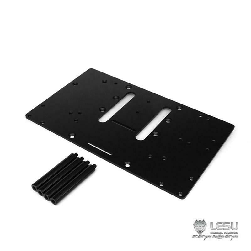 LESU 1/14 Metal Battery Compartment CNC Second Plate Set Suitable for RC Tractor Truck R620 Radio Control Dumper DIY Parts