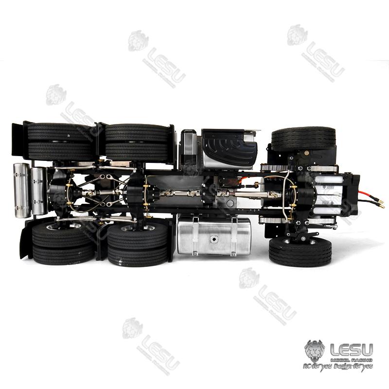 LESU 1/14 6*6 RC Metal Chassis 3363 56348 1851 Highline Tractor Truck Model W/ Motor Servo Transfer Case W/O Battery Transmitter