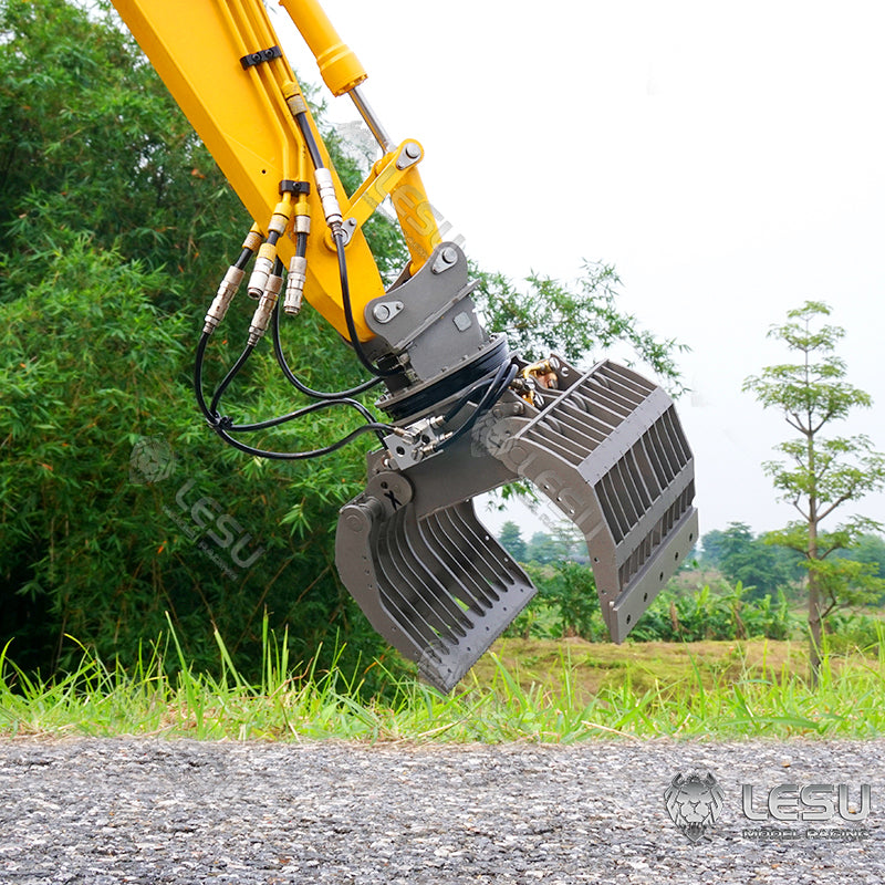 IN STOCK LESU LR945 RC Hydraulic Excavator 1/14 Metal Tracked Remote Controlled Digger Kits W/ Motor Servo ESC Light Upgrade Accessories