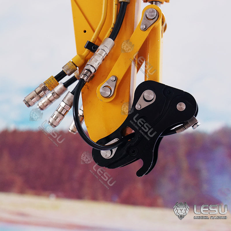 LESU 1/14 RC Hydraulic Painted Excavators 3 Arms Digger Model PC360 Electric Kits W/ Light Motor Servo ESC Upgrade Accessories